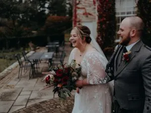 fraoch floral design clients testimonial for wedding at rufflets