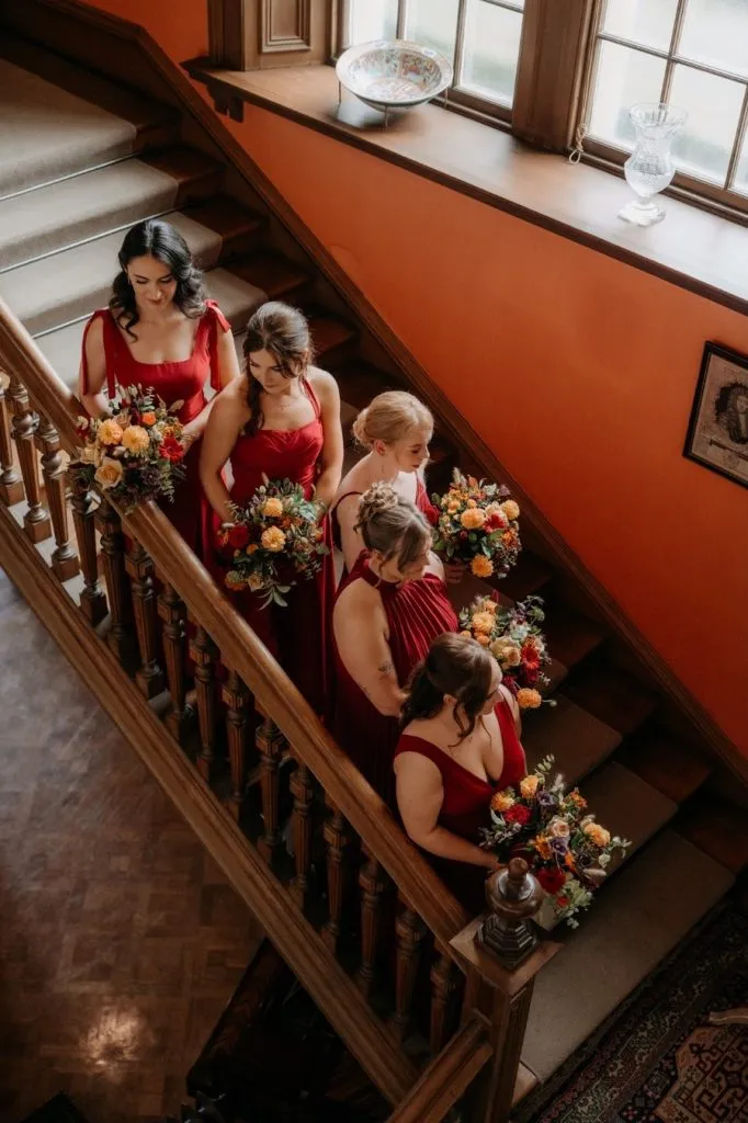 fraoch floral design the errol - calluna collection wedding package. wedding flowers with an autumnal colour scheme