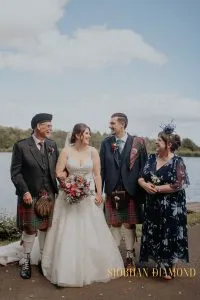 fraoch floral design wedding party at forbes of kingennie. dundee - angus wedding