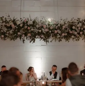 fraoch floral design clients testimonial for wedding at pratis barns