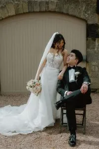 fraoch floral design brides & groom. falside mill wedding. fraoch floral design