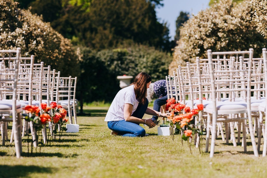 fraoch floral design wedding at megginch castle